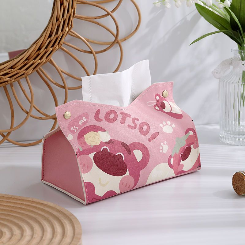 Tissue Boxes Waterproof Leather Napkin Holder Portable Foldable Car Tissue Box Bathroom Decoration Kitchen Accessories