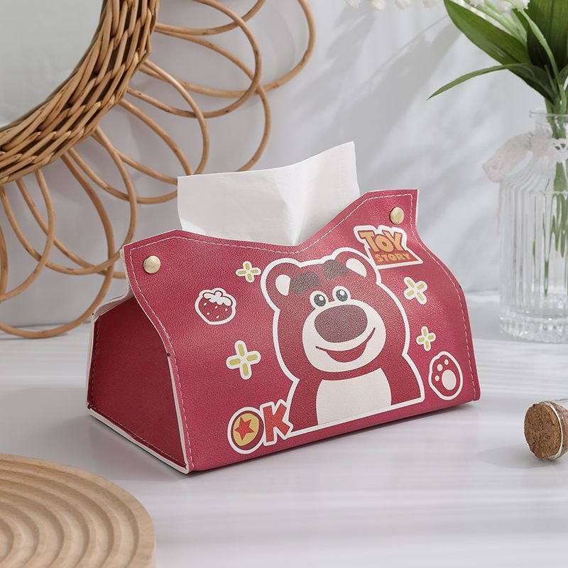 Tissue Boxes Waterproof Leather Napkin Holder Portable Foldable Car Tissue Box Bathroom Decoration Kitchen Accessories