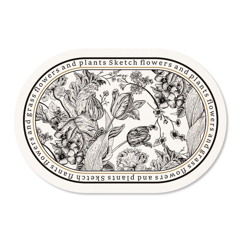 4pcs Placemat Coaster Set Coffee Mats Nordic Style for Home Kitchen Dining Wedding/Party Table PU Leather Place Mats