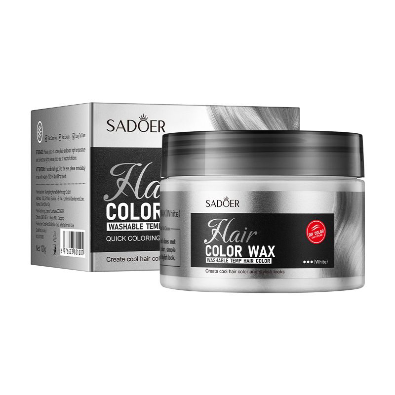 6 Color Temporary Hair Color Wax Unisex One-time Hair Color Gel Molding Paste Dye cream Hair Coloring Styling DIY Mud