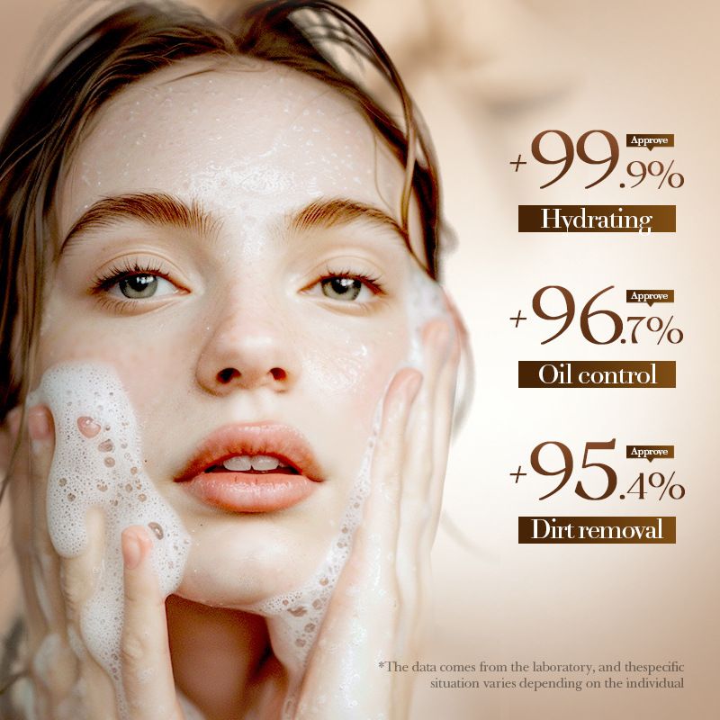 100g Facial Cleanser Face Wash Foam Cleanser Deep Cleansing Moisturizing Brightening Hydrating Skin Care Products