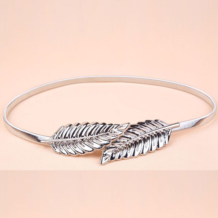 Golden Leaf Belts for Women Rhinestones Belt Girlfriend Bridal Gowns Belts Metal Luxury Ribbon Belts Wedding Sash Gift Wholesale