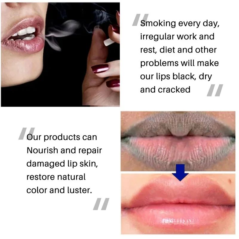 Lip Balm Remove Dark Lightening Melanin Mask Gloss Oil Exfoliating Clean Moisturizing Care Products Makeup Lip Beauty Health