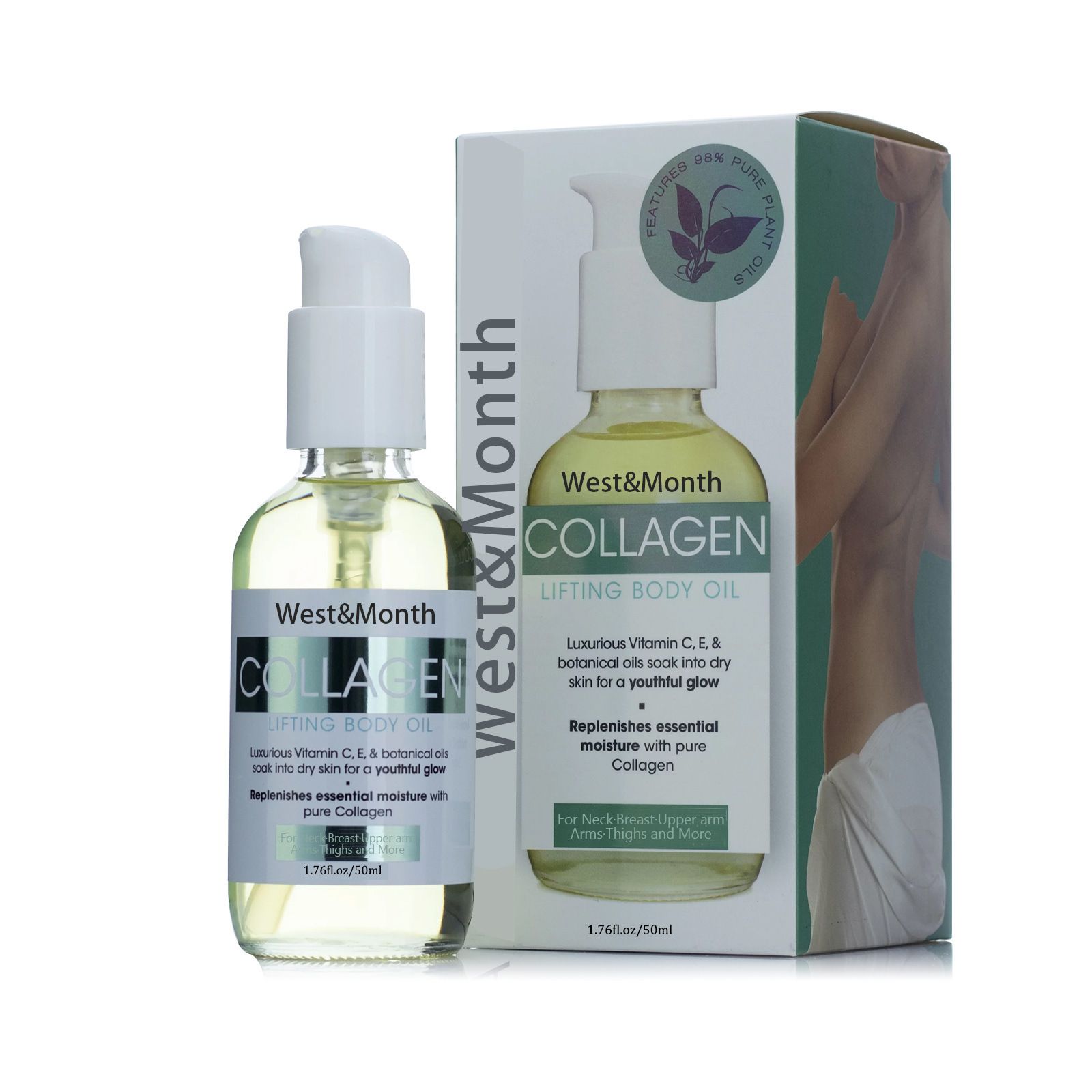 Collagen Lifting Body Oils Tightening Breast Buttock Moisturizing Shape Abdomen Improve Firming Skin Repair Slim Down Care Oil