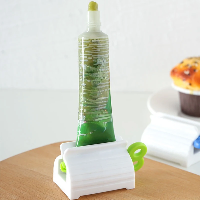 Home Toothpaste Dispenser Squeezer Bathroom Accessories Toothpaste Holder Organizer Hair Dye Cosmetic Creative Squeezer No Waste