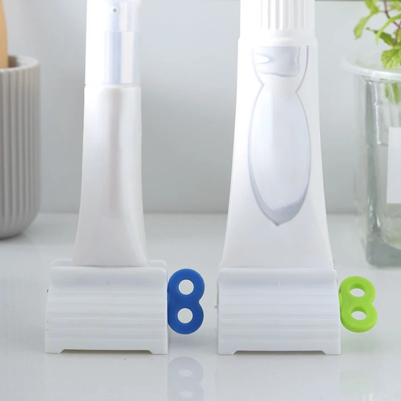 Home Toothpaste Dispenser Squeezer Bathroom Accessories Toothpaste Holder Organizer Hair Dye Cosmetic Creative Squeezer No Waste