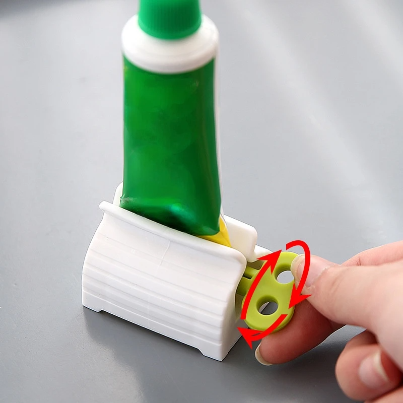 Home Toothpaste Dispenser Squeezer Bathroom Accessories Toothpaste Holder Organizer Hair Dye Cosmetic Creative Squeezer No Waste