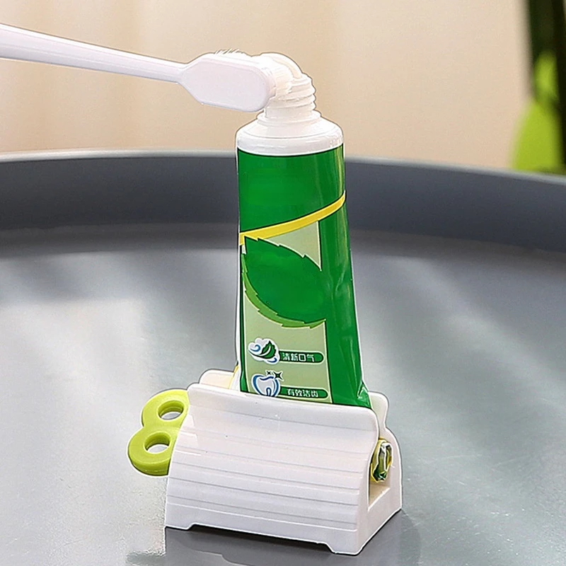Home Toothpaste Dispenser Squeezer Bathroom Accessories Toothpaste Holder Organizer Hair Dye Cosmetic Creative Squeezer No Waste