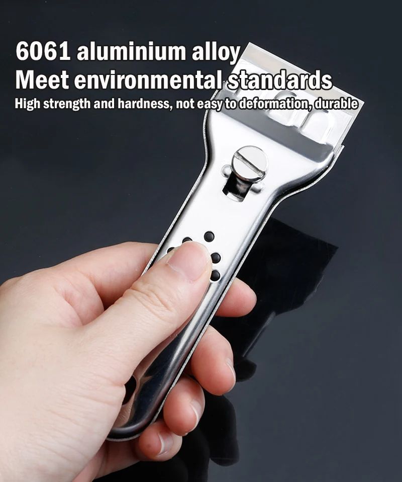 Stainless Steel Cleaning Scraper Blade Glass Kitchen Ceramic Tile Decontamination Scraper Wall Floor Paint Scraper Tool Knife Kitchen Cleaning Tools