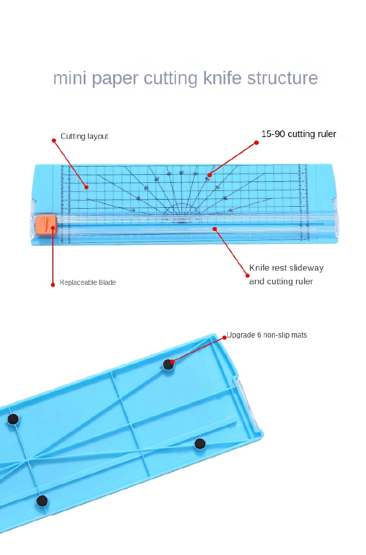 A4 Paper Cutting Machine Paper Cutter Art Trimmer Crafts Photo Scrapbook Blades DIY Office Home Stationery Knife