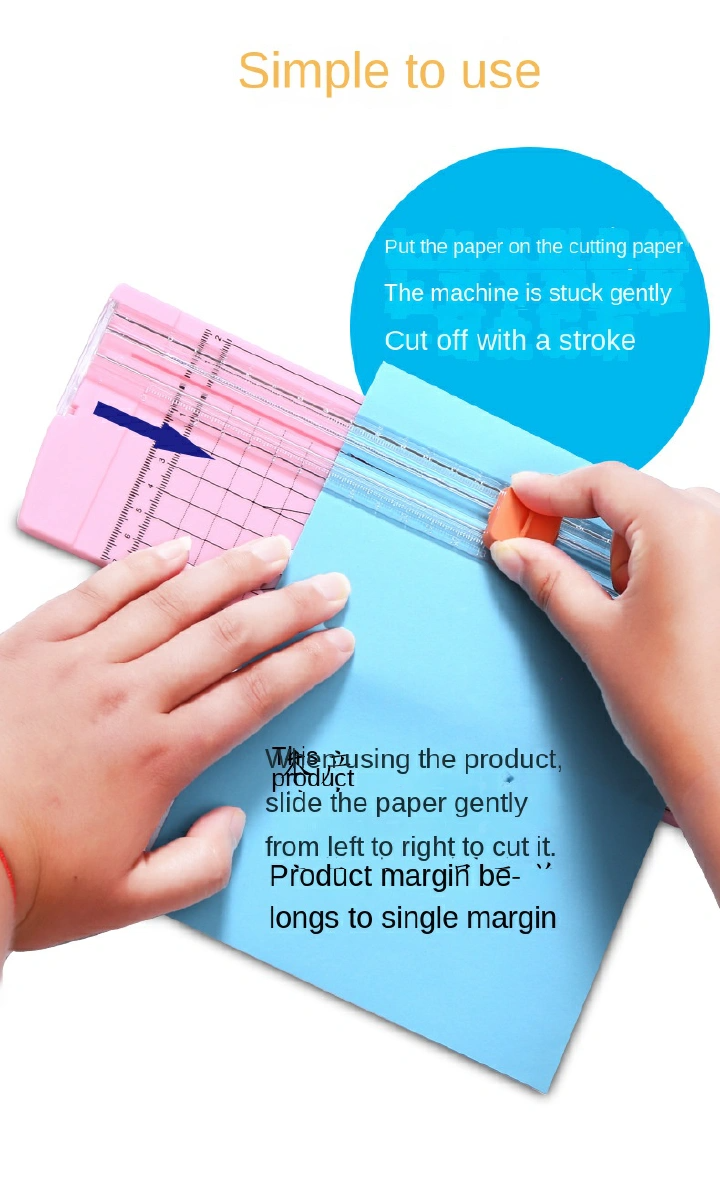 A4 Paper Cutting Machine Paper Cutter Art Trimmer Crafts Photo Scrapbook Blades DIY Office Home Stationery Knife