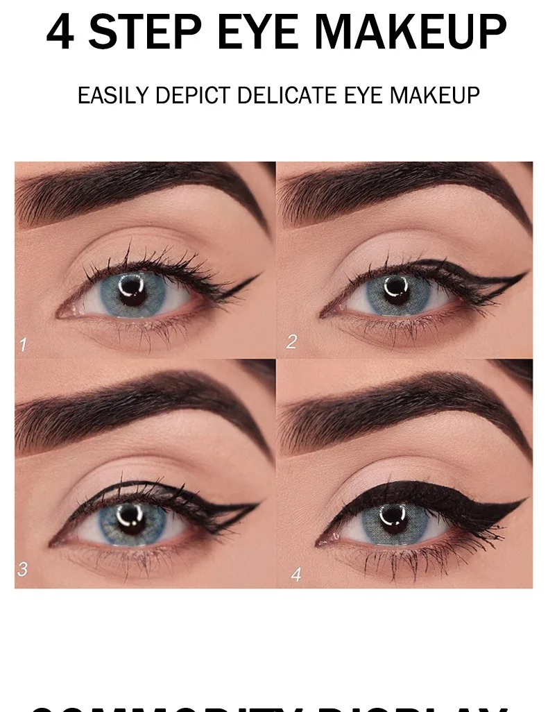 Long-Wear Gel Black Eyeliner Eye Pencil Wateroroof Eyeshadow Pen Set Eyes Makeup Eye Liner Matte Eye Shadow Make Up
