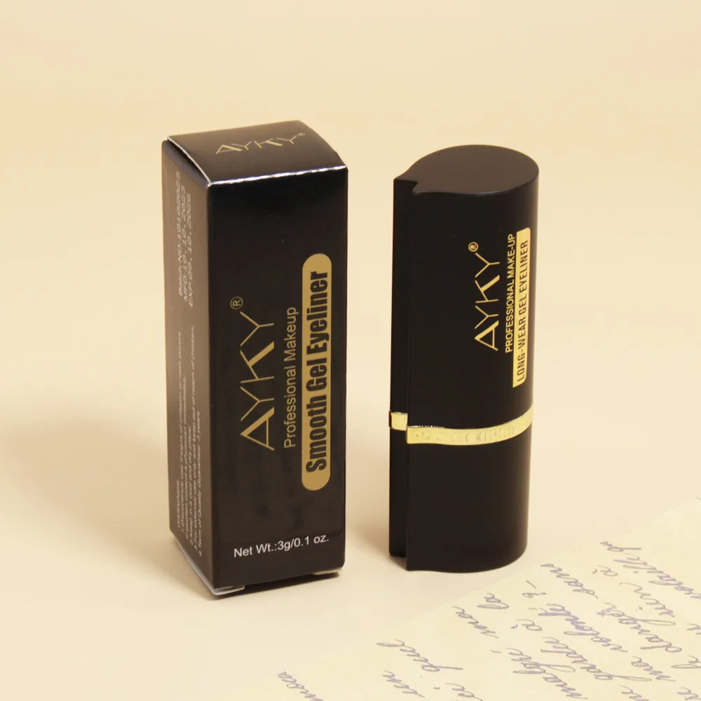 Long-Wear Gel Black Eyeliner Eye Pencil Wateroroof Eyeshadow Pen Set Eyes Makeup Eye Liner Matte Eye Shadow Make Up