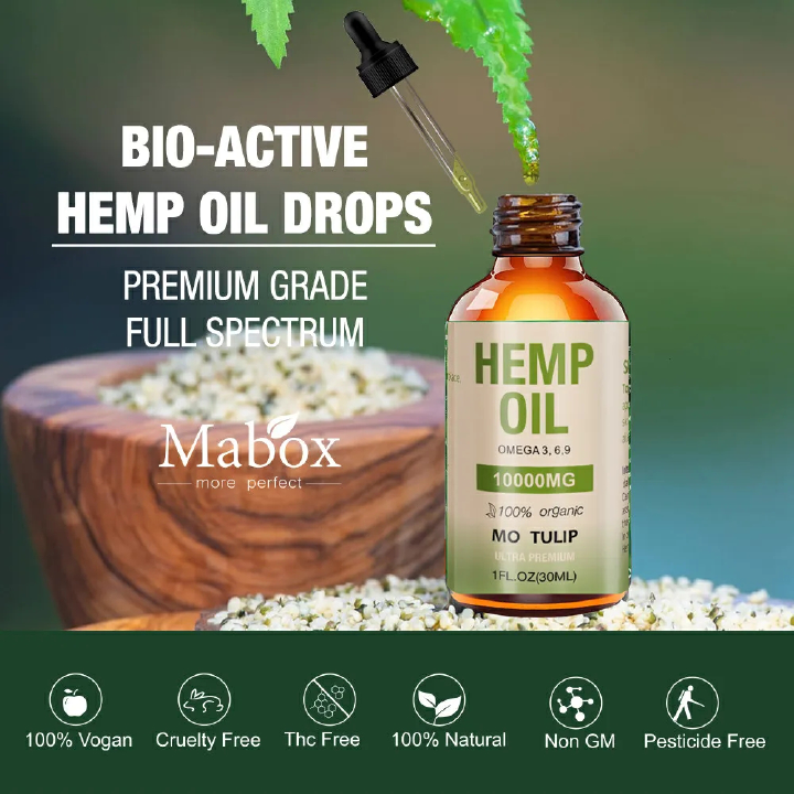 New Body Hemp CBD OilOrganic Essential Oil Hemp Seed Oil Herbal Drops Body Relieve Stress Oil Skin Care Help Sleep