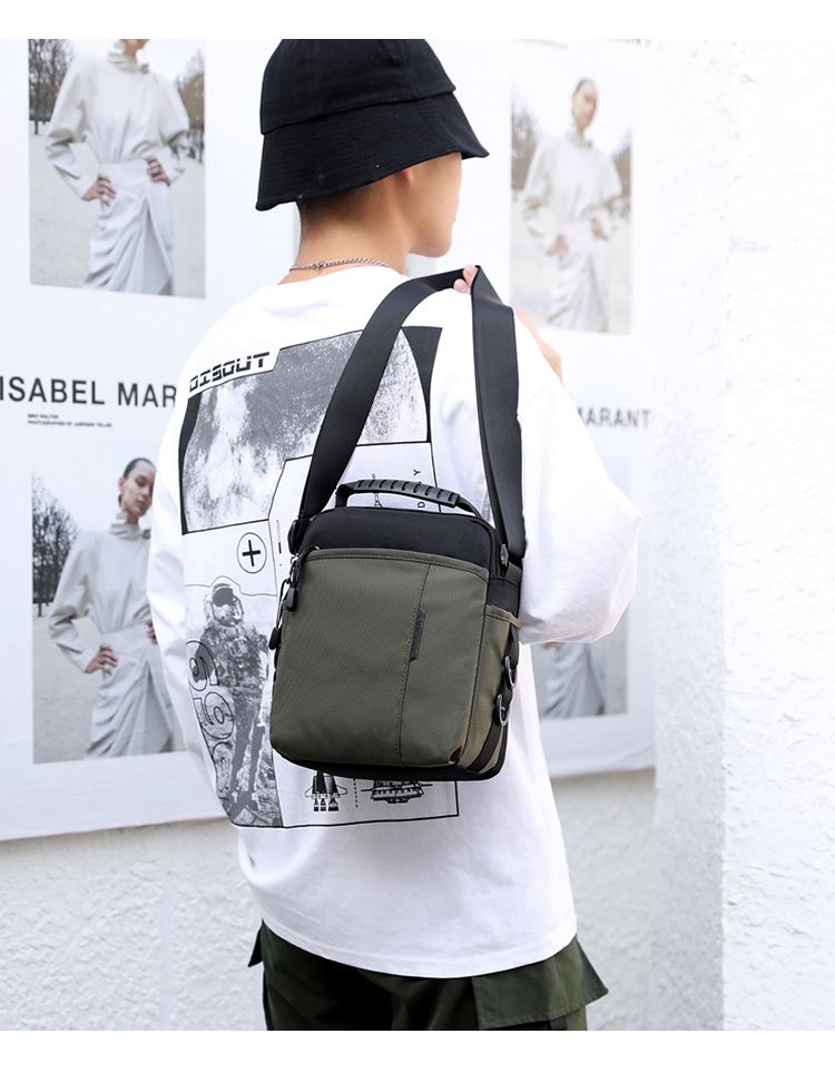 High quality High Quality Men Shoulder Bag man Messenger Bag travel waterproof Nylon Multi-layer Crossbody