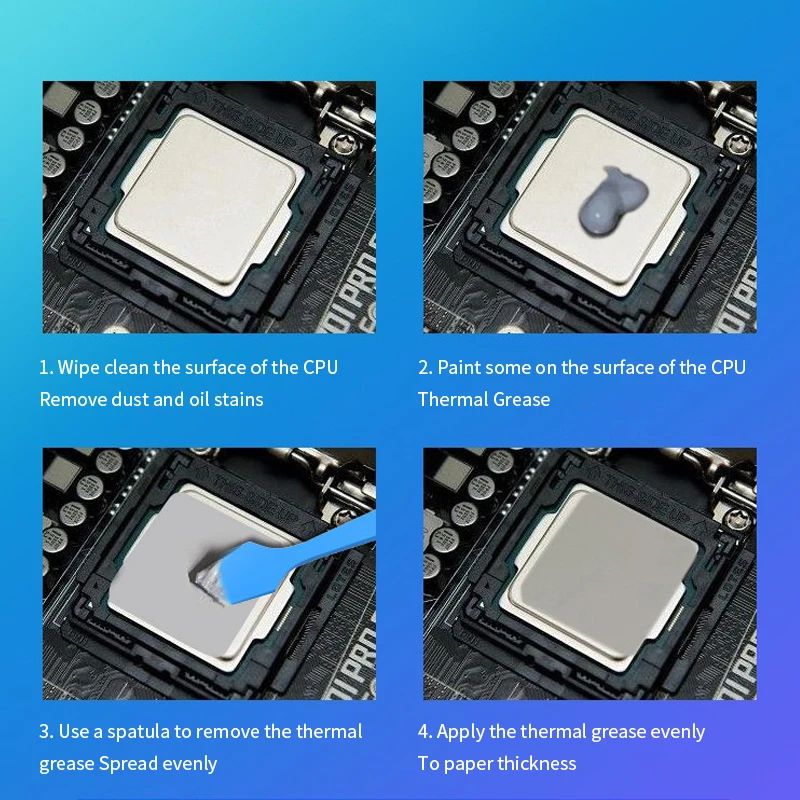 Teucer PT-25M 25g Compound Paste PC Computer Processor Heat-dissipating Thermal Grease For CPU GPU Cooling Canned with Scraper