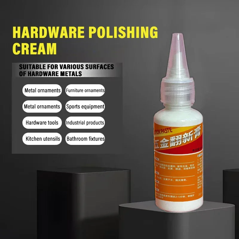 Shine Restorer for Car Windows Metal Surfaces Rust Remover Polishing Paste Car Removes Stains Oxidation Scratch Restores 60ML