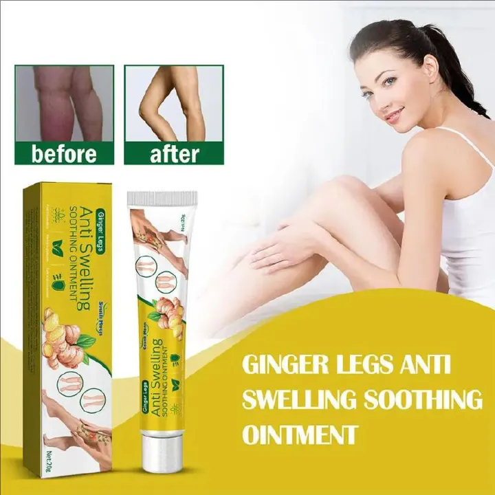 Fingerless Anti Swelling Detox Ointment - Lymphcare Anti Legs Ginger Ointment, Cream Swelling Ginger Anti Swelling Ointment