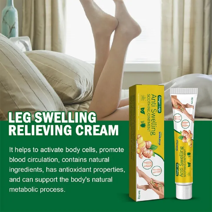 Fingerless Anti Swelling Detox Ointment - Lymphcare Anti Legs Ginger Ointment, Cream Swelling Ginger Anti Swelling Ointment
