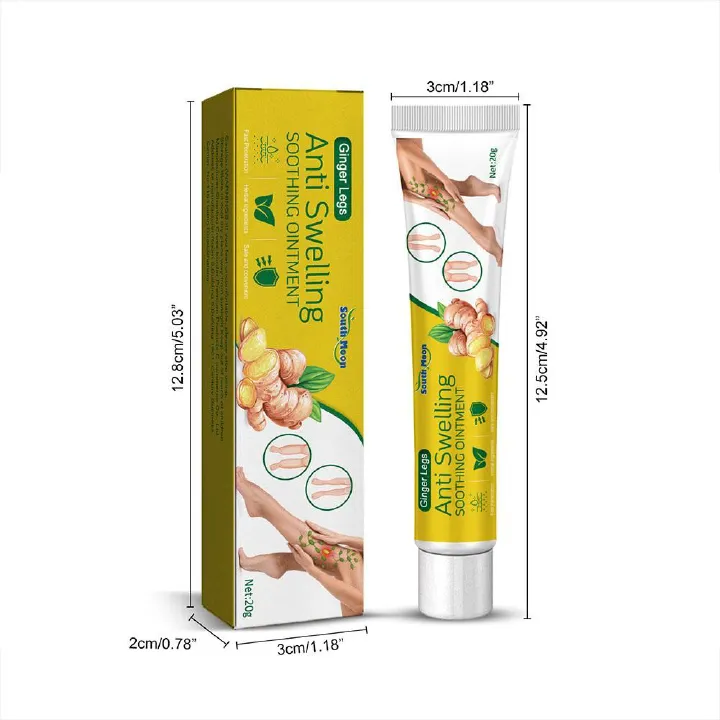 Fingerless Anti Swelling Detox Ointment - Lymphcare Anti Legs Ginger Ointment, Cream Swelling Ginger Anti Swelling Ointment