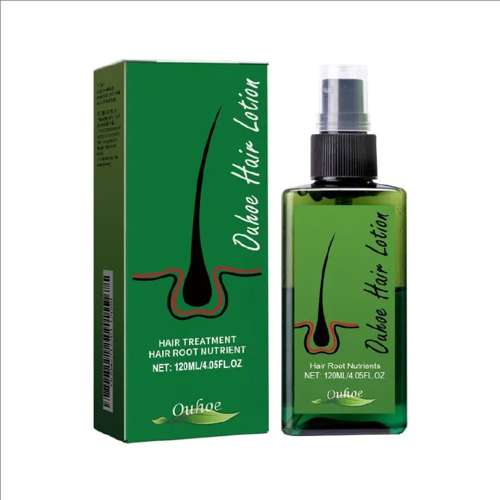 OUHOE  Hair Lotion Hair oil hair serum hair grow Treatment Spray 100% Original 120ml Made In Thailand Essence Oil Hair Loss for Men