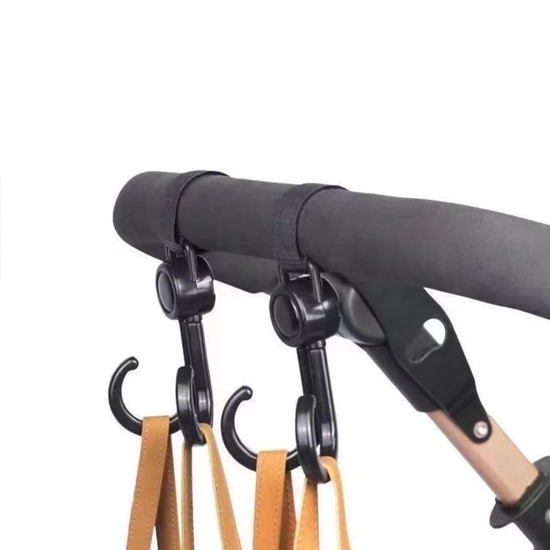 4PCS Universal electric car hook battery car car stroller hook trolley wheelchair hook bag storage walking baby stroller hook