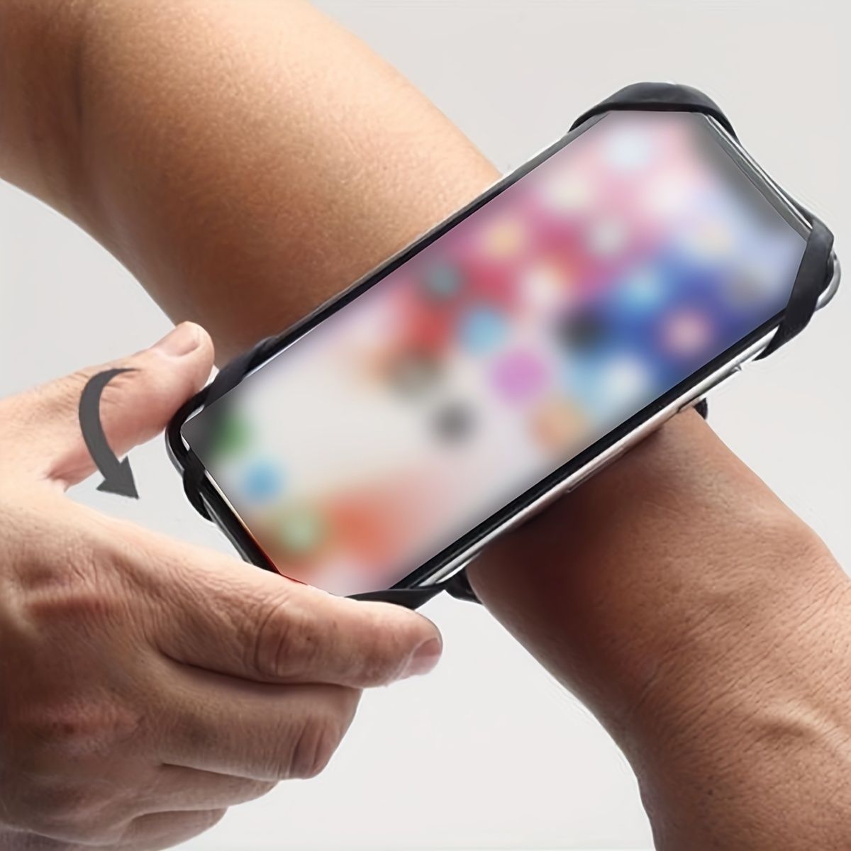 360° Removable Armbands Detachable Phone Holder Motorcycle Outdoor Sports Bike Cycling Armband Running Wristband Phone Holder