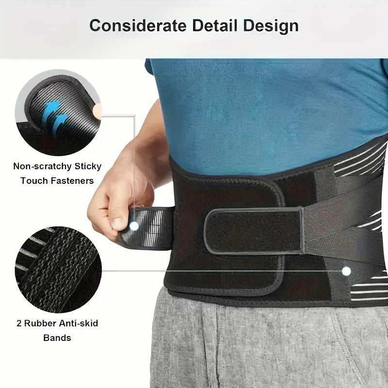 Lumbar Back Belt Waist Support Lumbar Pad Back Orthopedic Corset for Men Women Waist Protector Belt Waist Trainer Spine Support