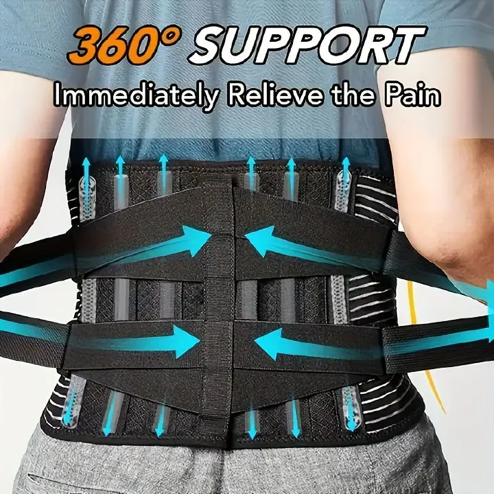 Lumbar Back Belt Waist Support Lumbar Pad Back Orthopedic Corset for Men Women Waist Protector Belt Waist Trainer Spine Support