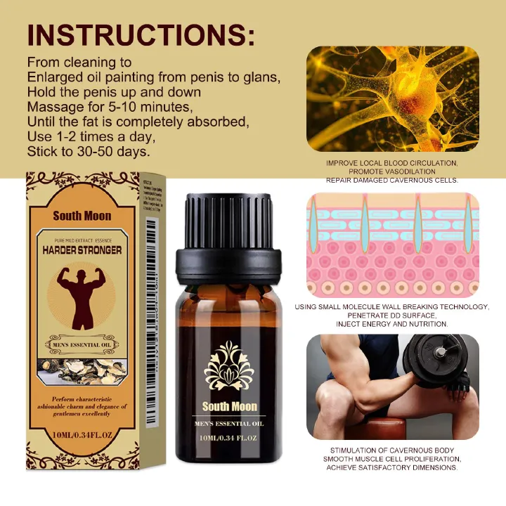 Men Health Massage Oil,Man Cock Massage Enlargement，Penis Thickening，Dick Larger，Phallus Thicker Longer Growth Stronger，Men's Genital Enhancement