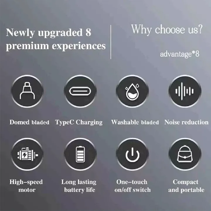 Nose Hair Trimmer USB Charging High Quality Electric Portable Men Mini Shaver Rechargeable