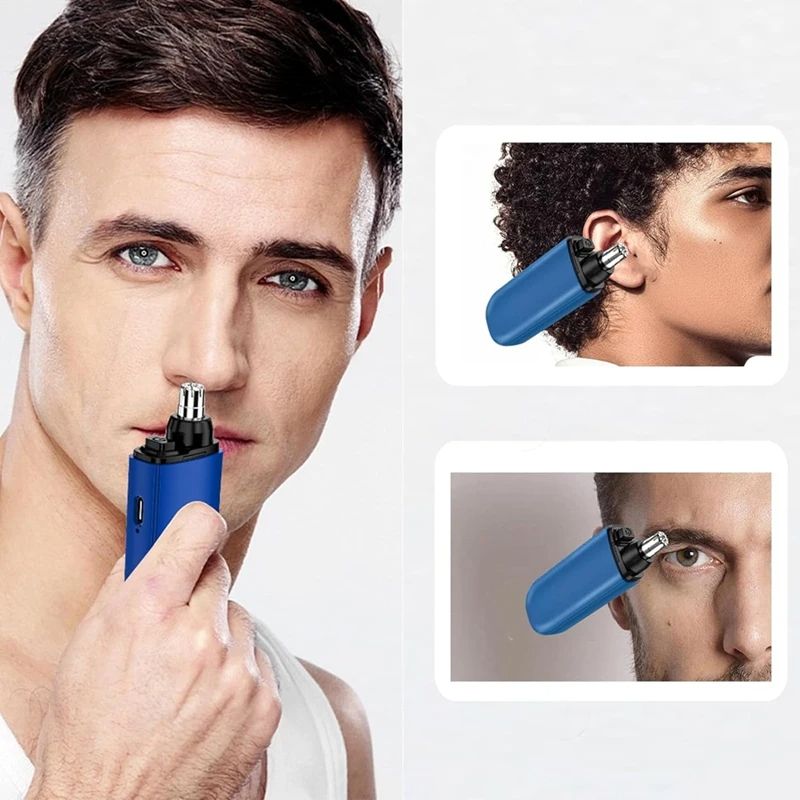 Nose Hair Trimmer USB Charging High Quality Electric Portable Men Mini Shaver Rechargeable