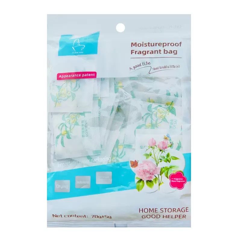 Moistureproof Fragrant Bag for Clothes Bag, Drawers Wardrobe, Closets Flower Scented Sachets For Closet, Moisture-proof, Mildew-proof, Deodorizer, Floral Home Use, Plastic Material