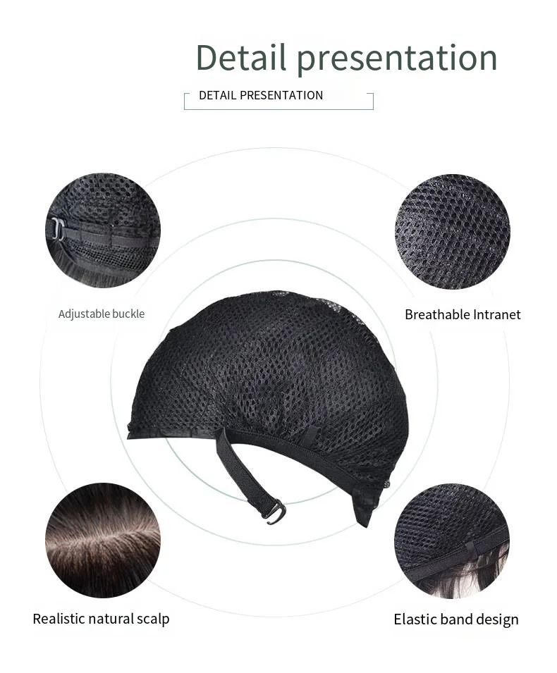 Fashion Black Small Wave Lace Front Human Hair Pre Plucked Brazilian Remy Hair Wigs