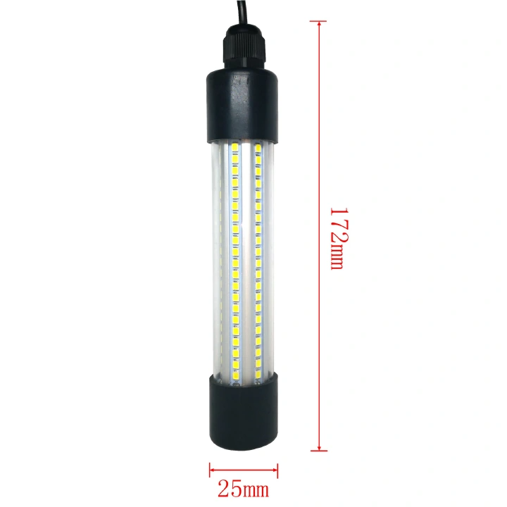 Underwater Fishing Night Light Outdoor Fishing Light 12V Fish Catching Lamp 108LED Night Fishing Lure Delivery Without Battery