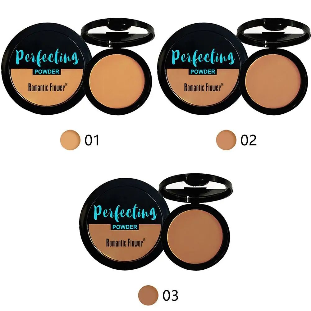 3-color Dark Powder Bronze Powder Dark Skin Foundation Oil Control Concealer Brighten The Face Create Three-dimensional Makeup