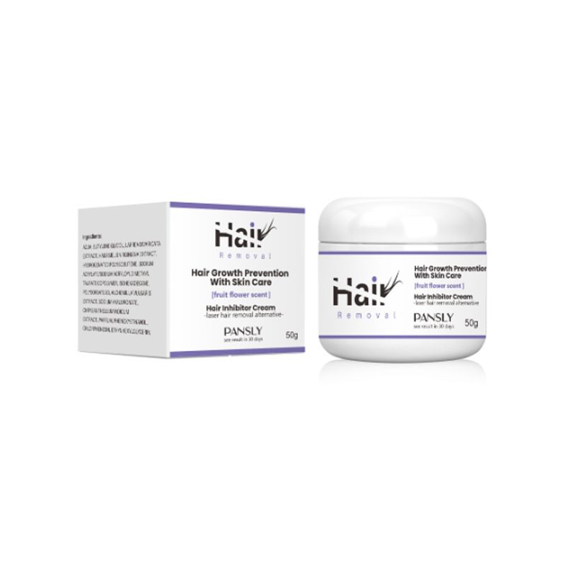Hair Removal Inhibitor Cream Permanent Hair Regrowth Inhibitor Painless for Beard Bikini Intimate Legs Body Armpit Smooth Skin