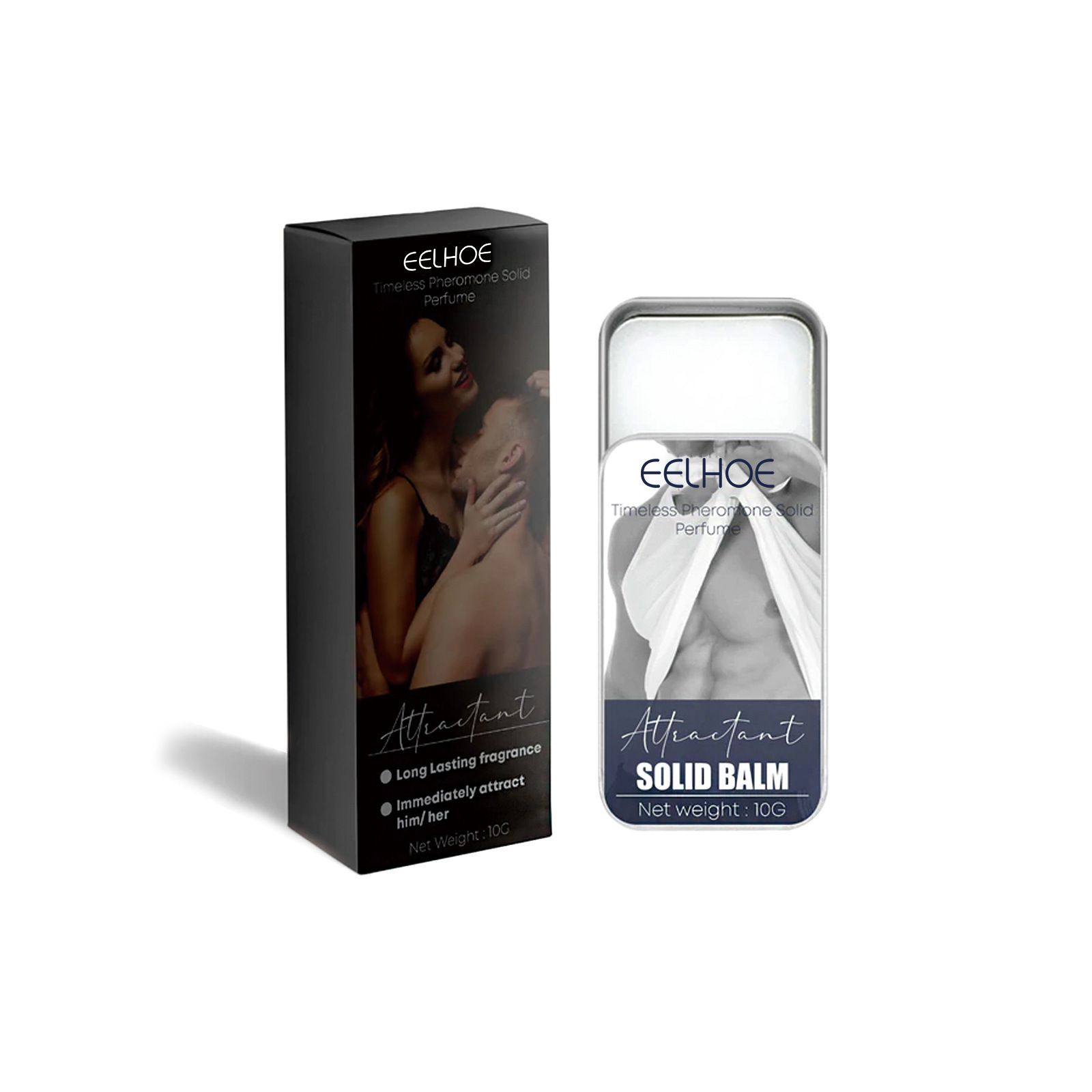 EELHOE Men Solid Perfume LadiesBalm Natural Fragrance Solid Perfume Fragrances Portable Sexy Erotic Pheromone Cologne Perfume Gift