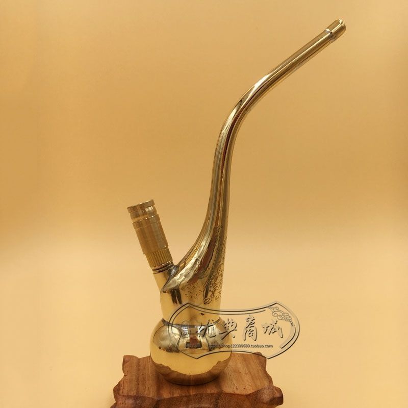 Creative Multifunctional Water Pipe Cigarette Accessories Hookah Cover Hookah Brass Retro Water Filter Healthy Brass Water Pipe