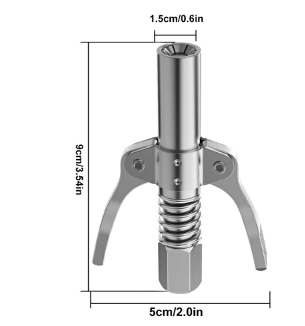 Grease Coupler Heavy-Duty Quick Release Grease Gun Coupler NPTI/8 10000PSI Leak-Free Grease Tool Tip Car Repair Tool Accessories
