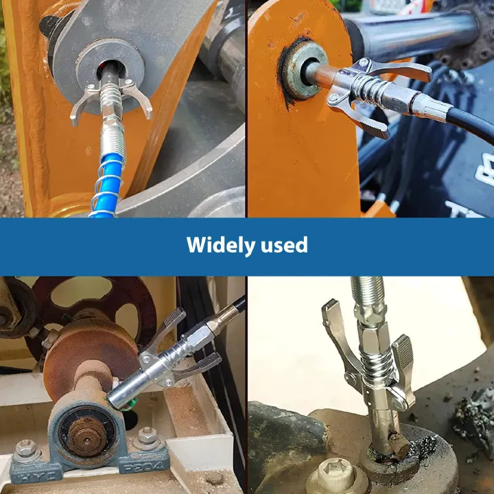 Grease Coupler Heavy-Duty Quick Release Grease Gun Coupler NPTI/8 10000PSI Leak-Free Grease Tool Tip Car Repair Tool Accessories