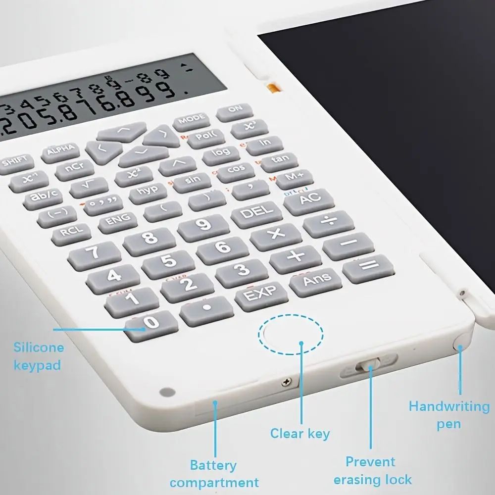 Portable scientific calculator school office stationery multifunctional stationery scientific function computer writing board children's drawing board