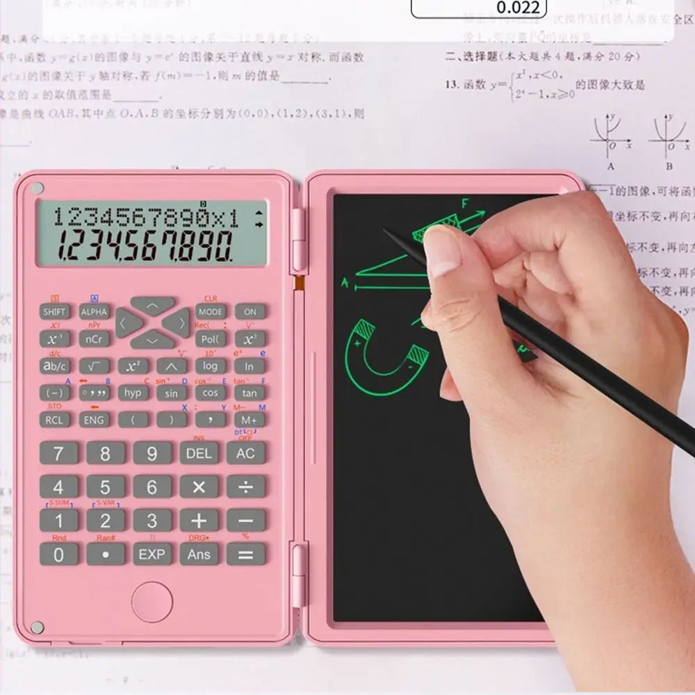 Portable scientific calculator school office stationery multifunctional stationery scientific function computer writing board children's drawing board
