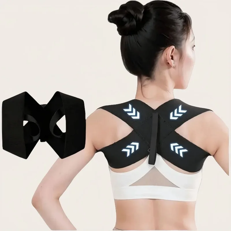 1pc Back Posture Corrector Clavicle Spine Back Brace Belt Adjustable Upper Back Shoulder Lumbar Posture Correction Body Shaping