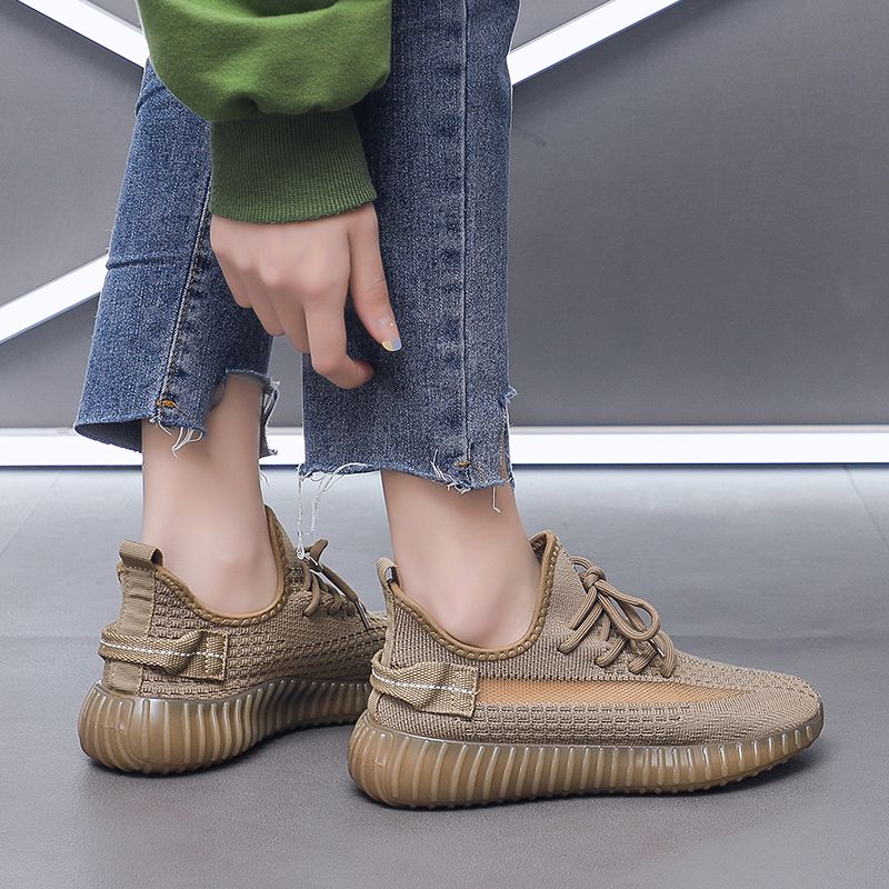 High-quality Tennis Shoes Ladies Lightweight Casual Shoes Girls Rubber Sole Non-slip Outdoor Sports Mesh Breathable Sneakers