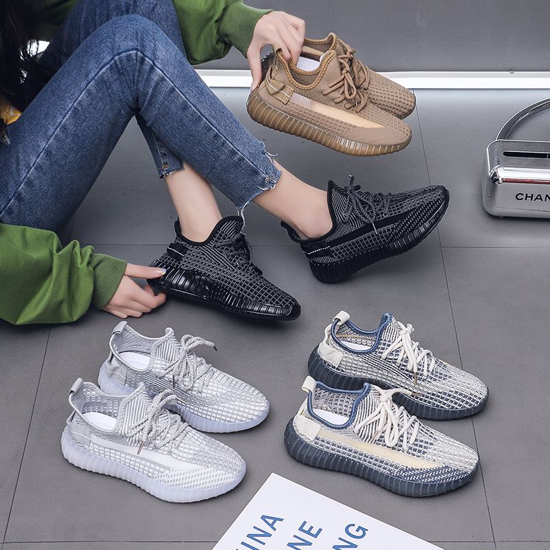 High-quality Tennis Shoes Ladies Lightweight Casual Shoes Girls Rubber Sole Non-slip Outdoor Sports Mesh Breathable Sneakers