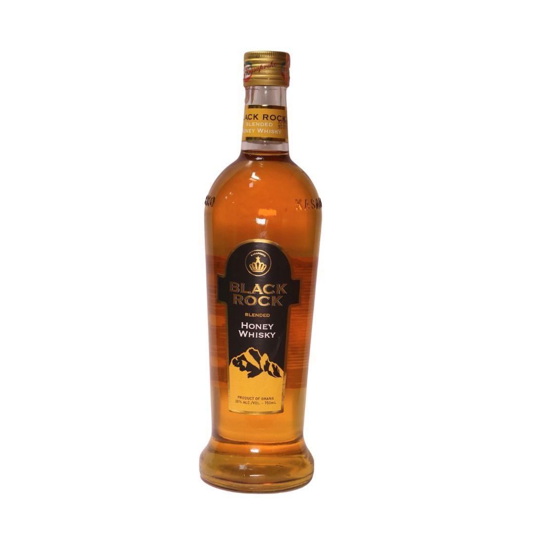 Kasapreko-Black Rock Honey Whiskey 35%Alc 750ML