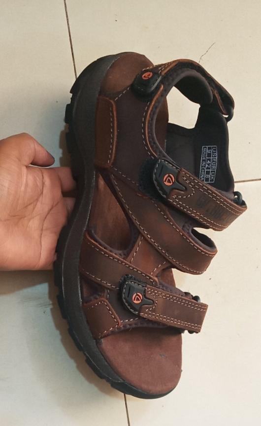 Fashion Mens Sandals Summer Leather Sandals Men💯 ,Outdoor Casual Lightweight Sandal
