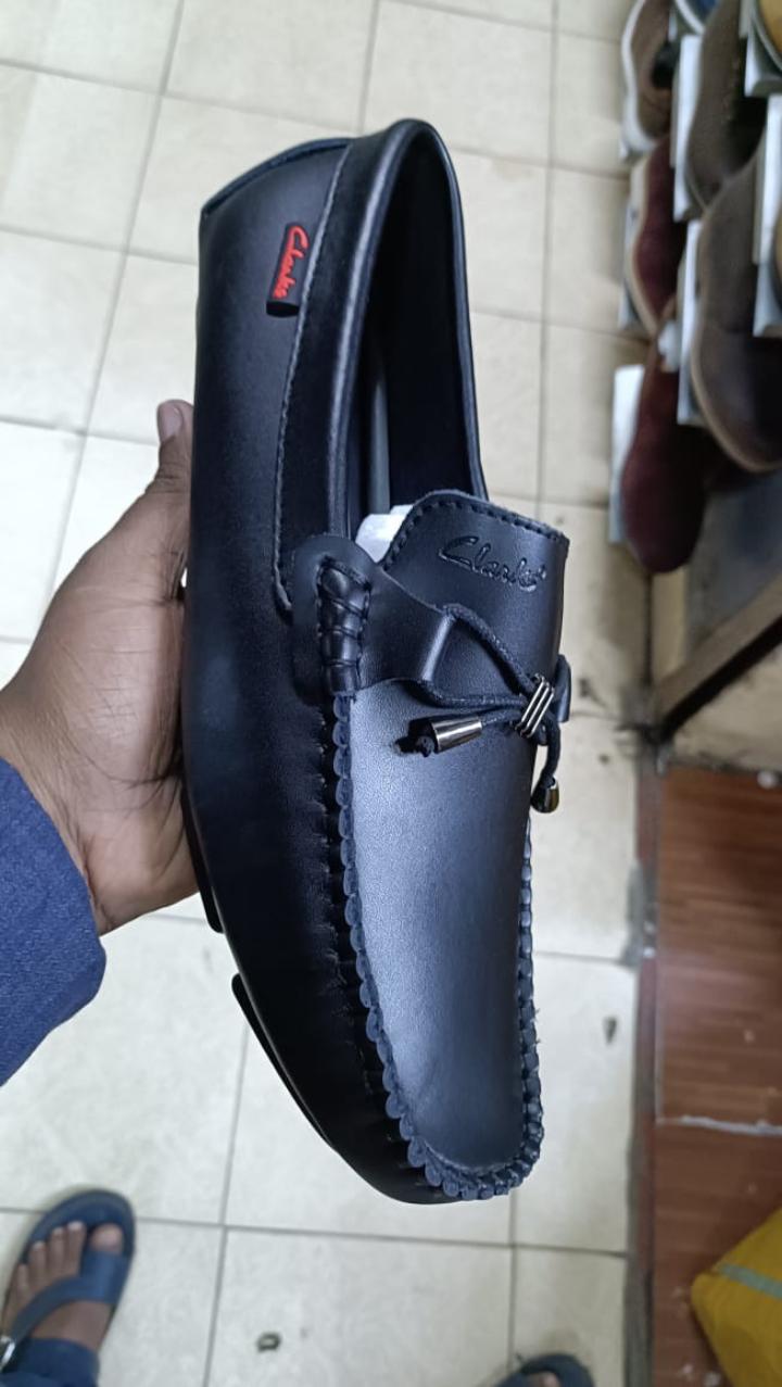 Men's Genuine Leather Slip-On Loafers - Classic Brown Dress Shoes For Office, Formal, And Business Wear