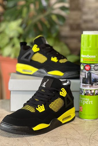 HIGH QUALITY ⚡JORDAN 4 high quality j4 thunder red sneakers original fashion leather men shoes ❤️‍🔥🔥 new arrival colours available in black, white,blue, green, yellow ,red and as pictures ❤️‍🔥